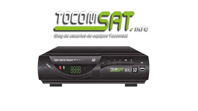 Atualização Tocomsat Solo SD - Versão:1.008