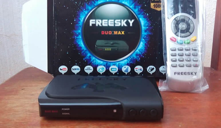 Atualização Freesky Duo Max HD V2.23 Sincronizando Áudio e Vídeo