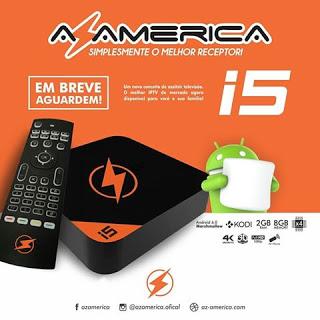 Atualização Azamerica I5 IPTV 4K Android V1.31 Vod Ativo