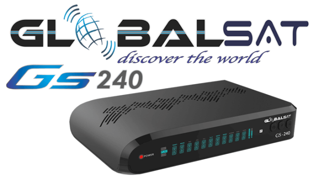 Atualização Globalsat GS240 HD V2.19 - IKS e SKS 58W On