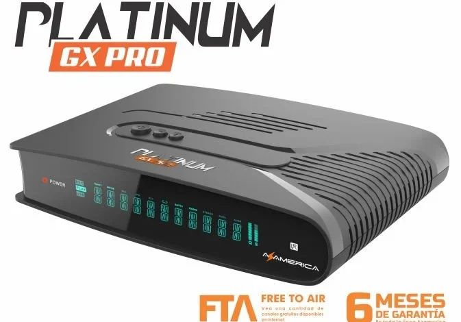 Azamerica Platinum GX PRO Atualização